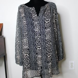 Kim Rogers Sheer Blouse